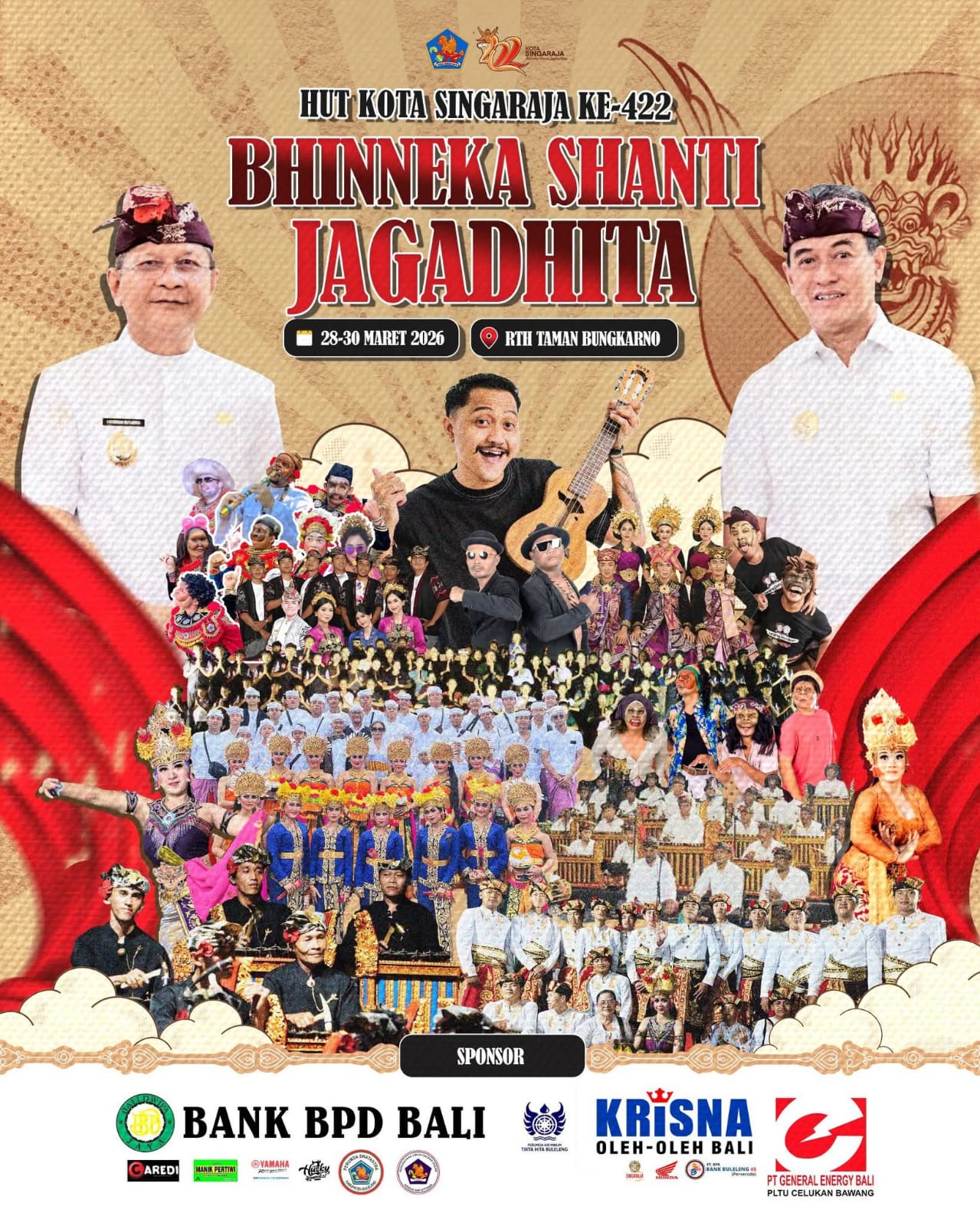 Pembukaan Hut Kota Singaraja Ke - 422 Tahun 2026