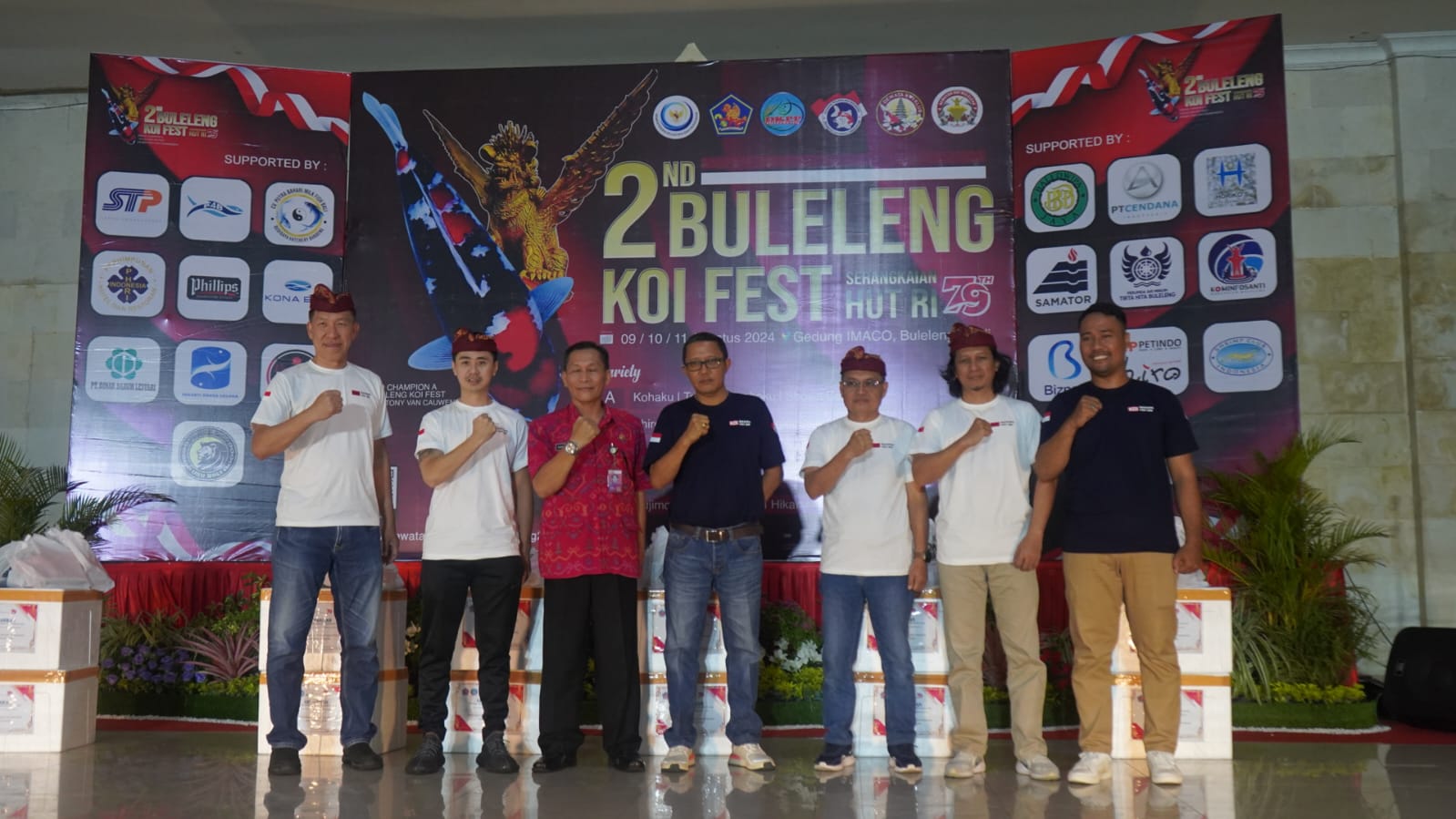 312 Ikan Ramaikan Festival Koi Buleleng Sambut HUT RI 79