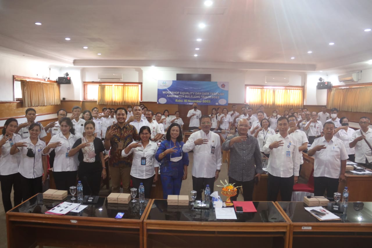 Atasi Ketimpangan Gender, DPPKBPPPA Buleleng Gelar Workshop Equality dan Data Terpilah