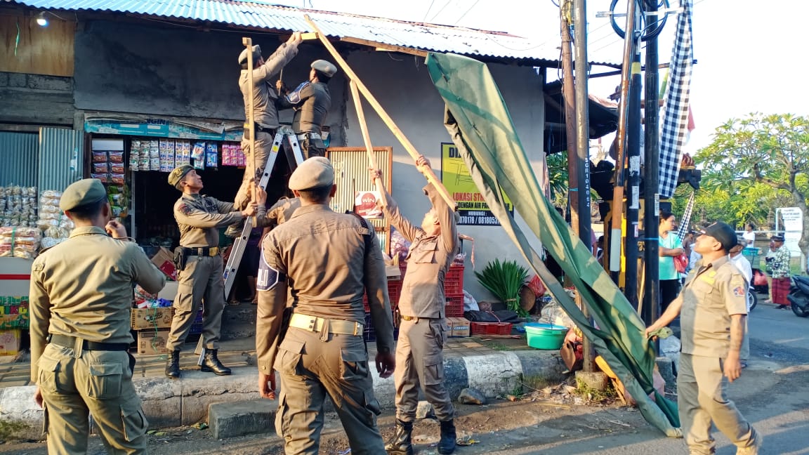 Ciptakan Kenyamanan Fasilitas Umum, Eks Pasar Banjar Kembali Ditertibkan