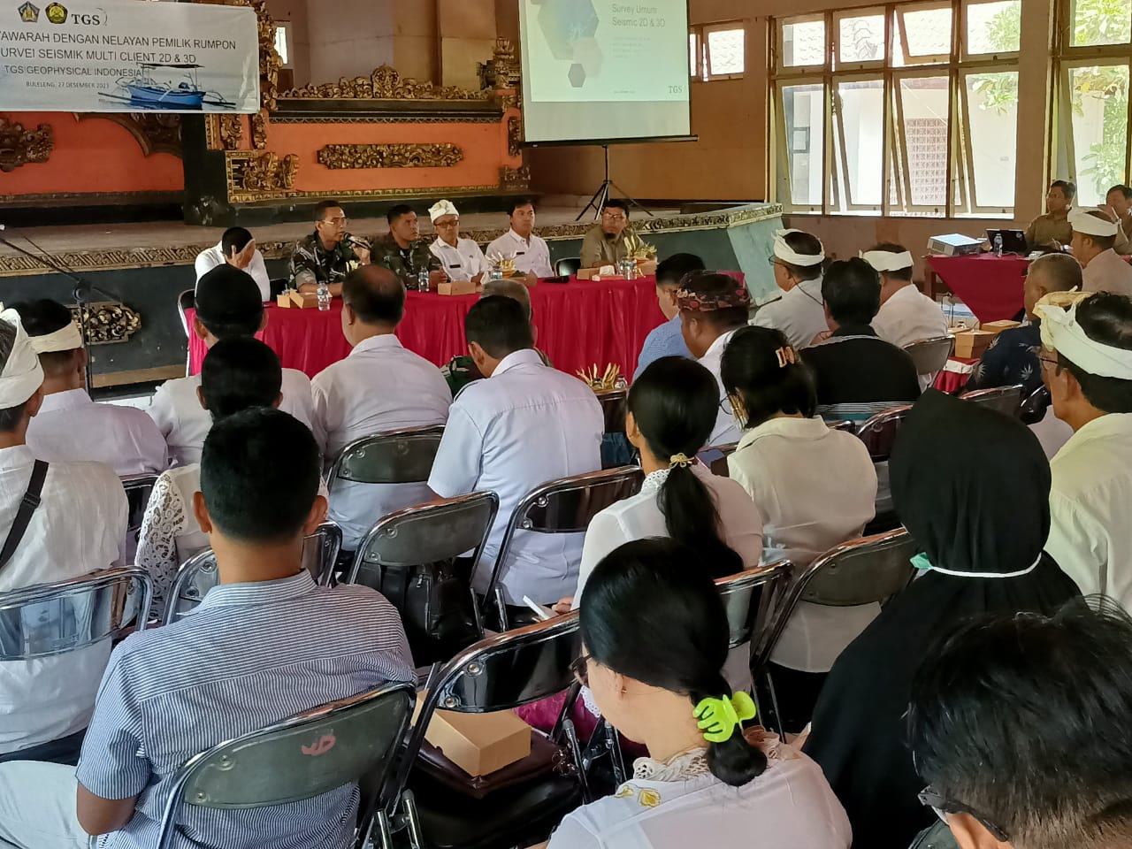 DKPP dan PT. TGS Geophysical Indonesia Gelar Sosialisasi Survei Seismik Multi Clien 2D dan 3D