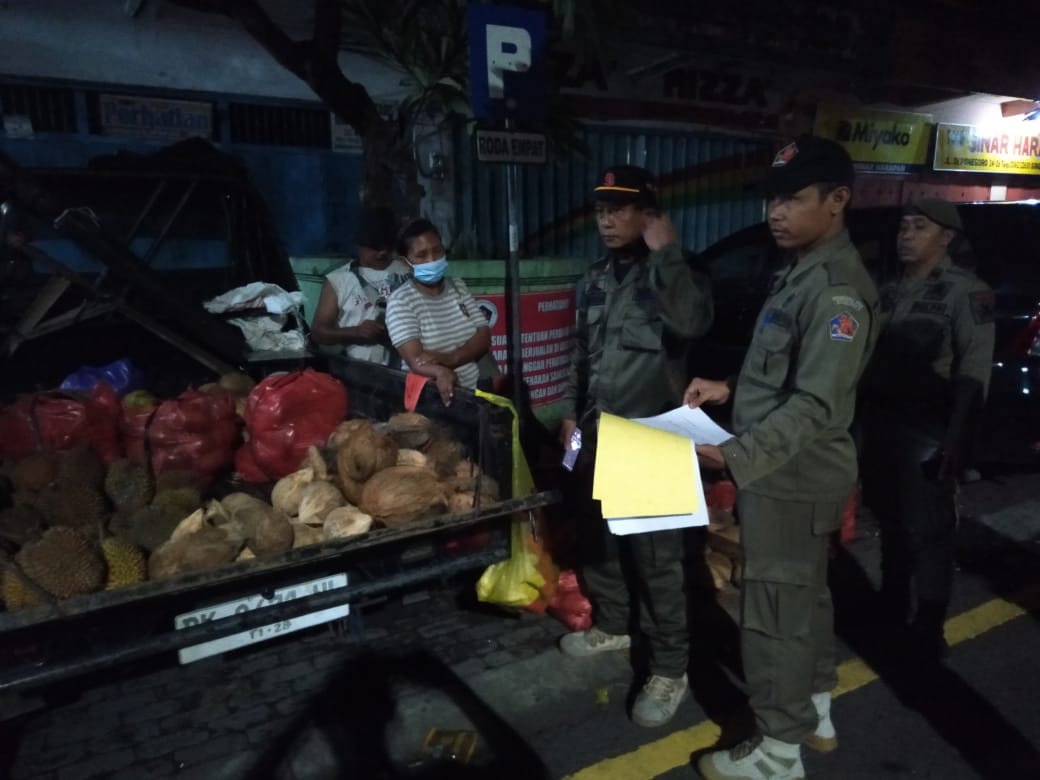 Giat Razia Gabungan Ketertiban Kota, 48 Pedagang Bermobil Terjaring