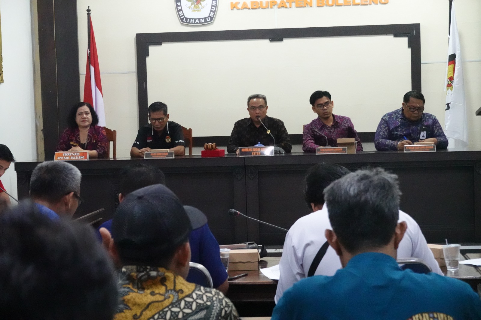 KPU Buleleng Tetapkan 432 DCS Anggota DPRD Kabupaten Buleleng