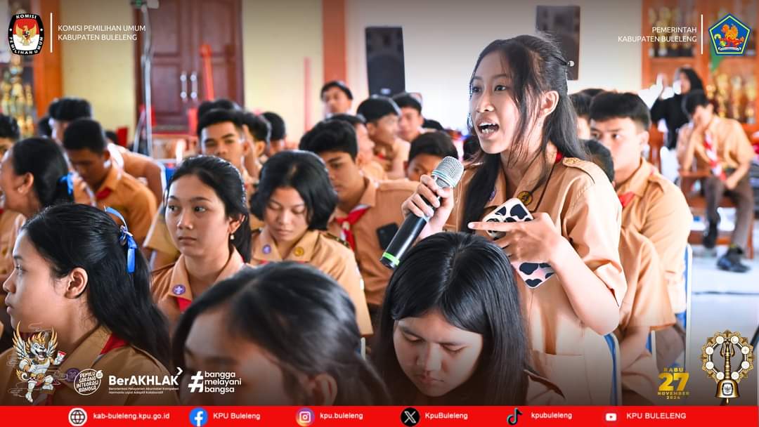 KPU dan Bawaslu Buleleng Ajak Generasi Muda Sukseskan Pilkada 2024