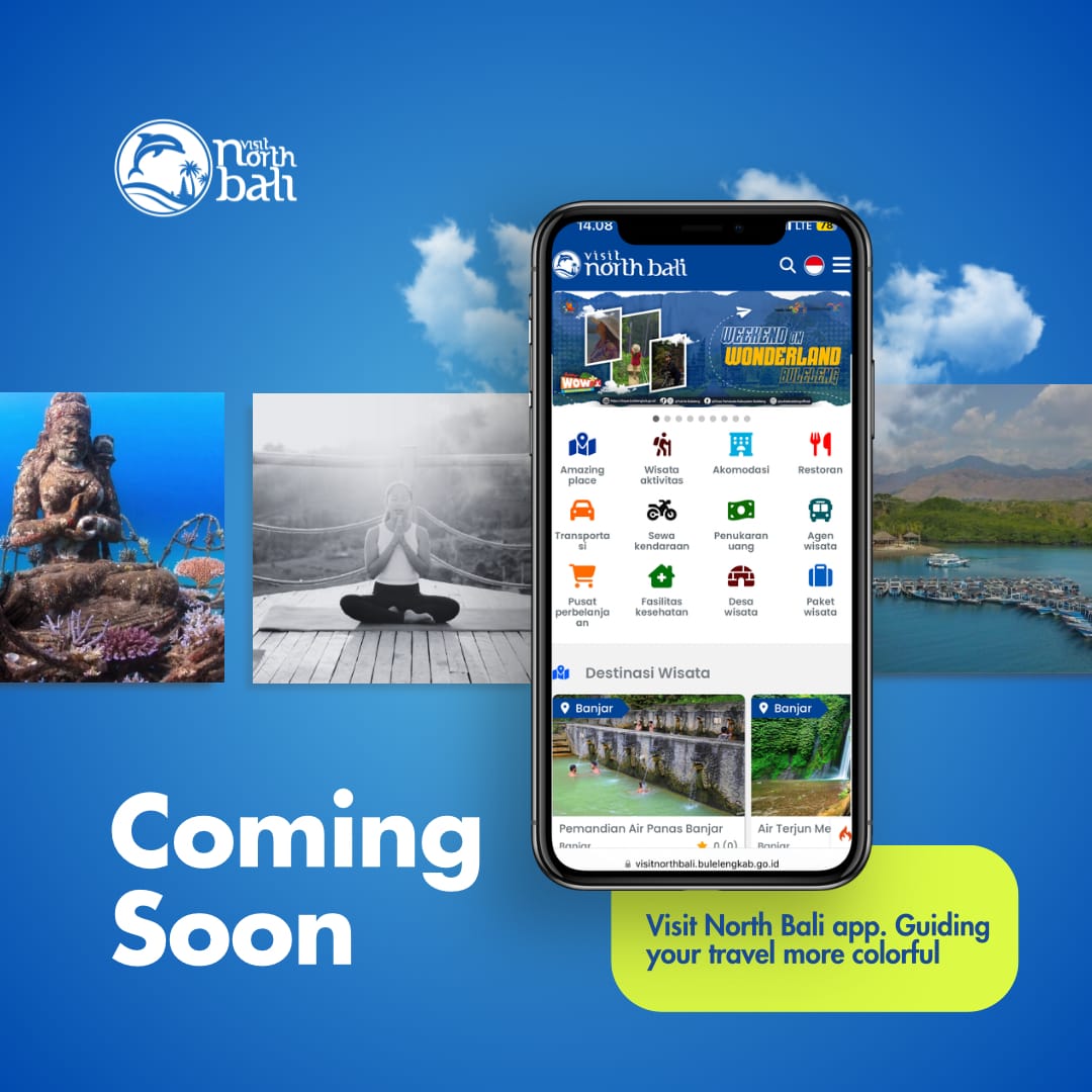 Lihat Banyak Potensi Pariwisata, Dispar Buleleng Bangun Aplikasi Visit North Bali