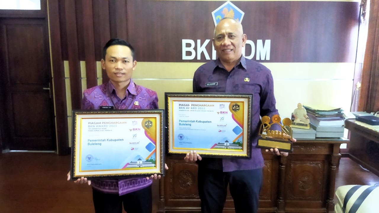 Luar Biasa! Pemkab Buleleng Raih BKN Awards 2023