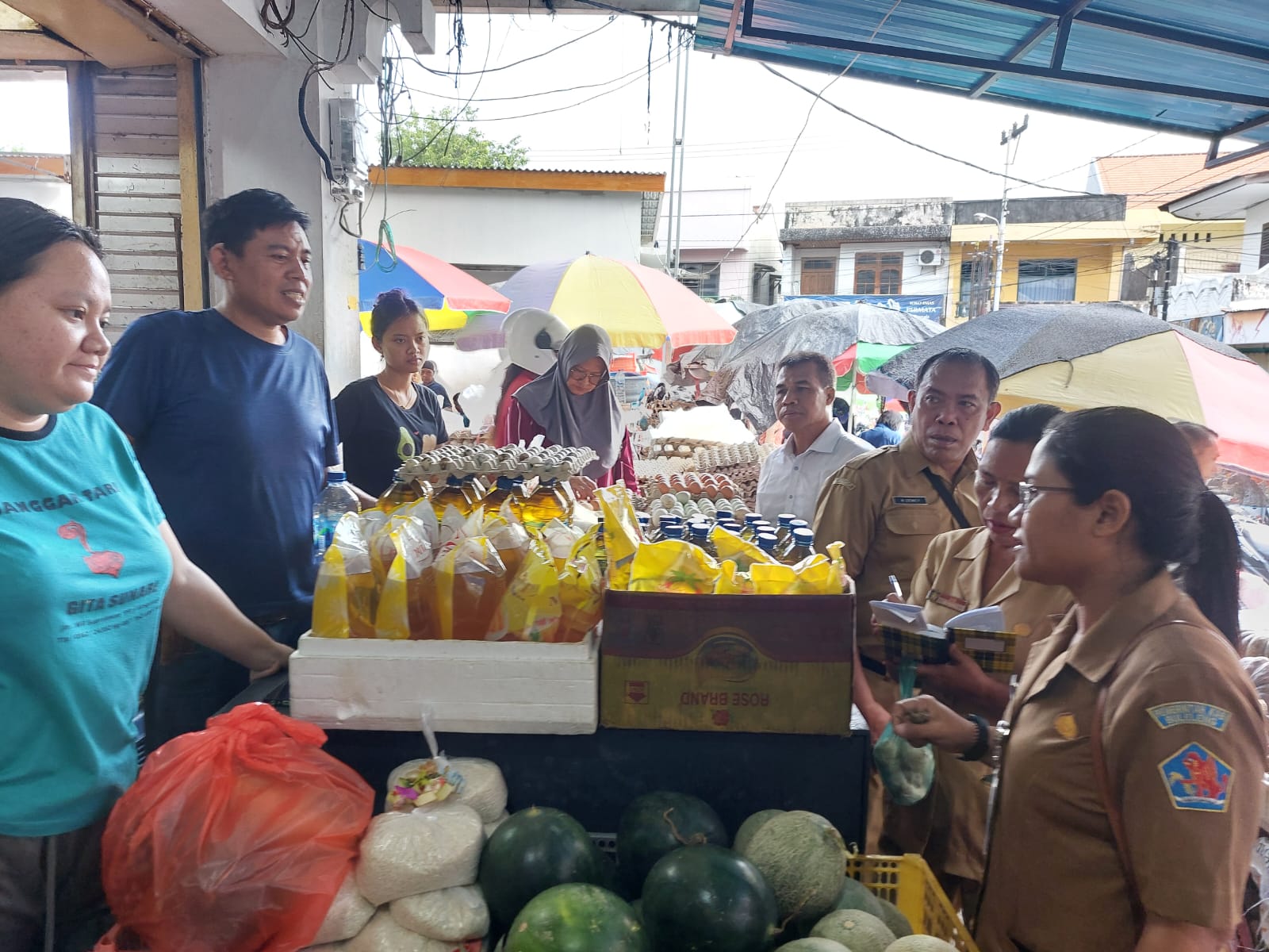 Pantau Stabilitas Harga Pangan, Tim Satgas Ketahanan Pangan Buleleng Jajagi Pasar Anyar & Banyuasri