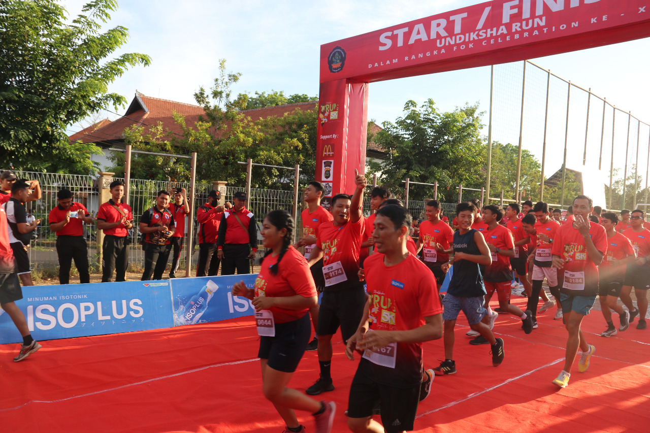 Setelah 2 Tahun Vakum, Undiksha Run Kembali Digelar Meriah