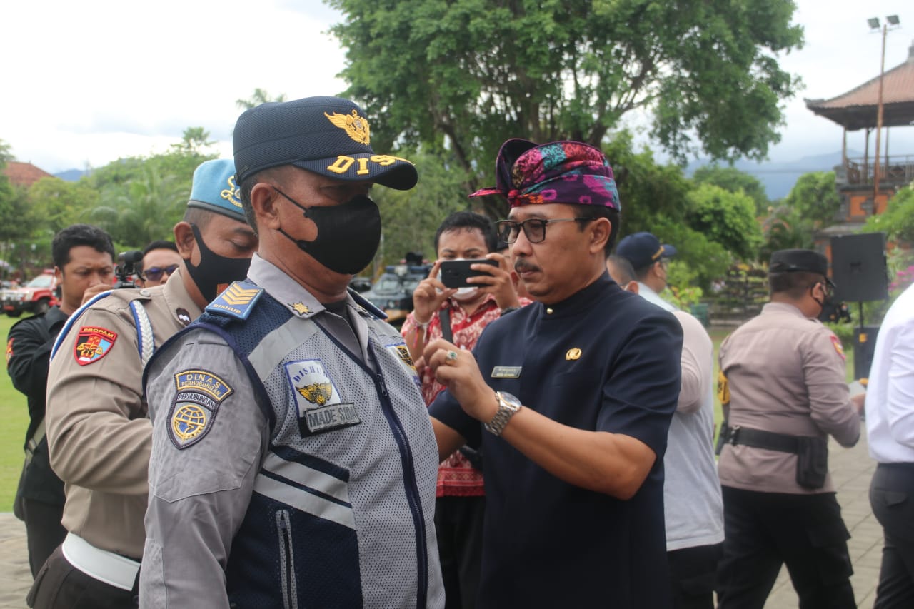 Siap Amankan Nataru, Polres Buleleng Gelar Apel Pasukan Operasi Lilin 2022