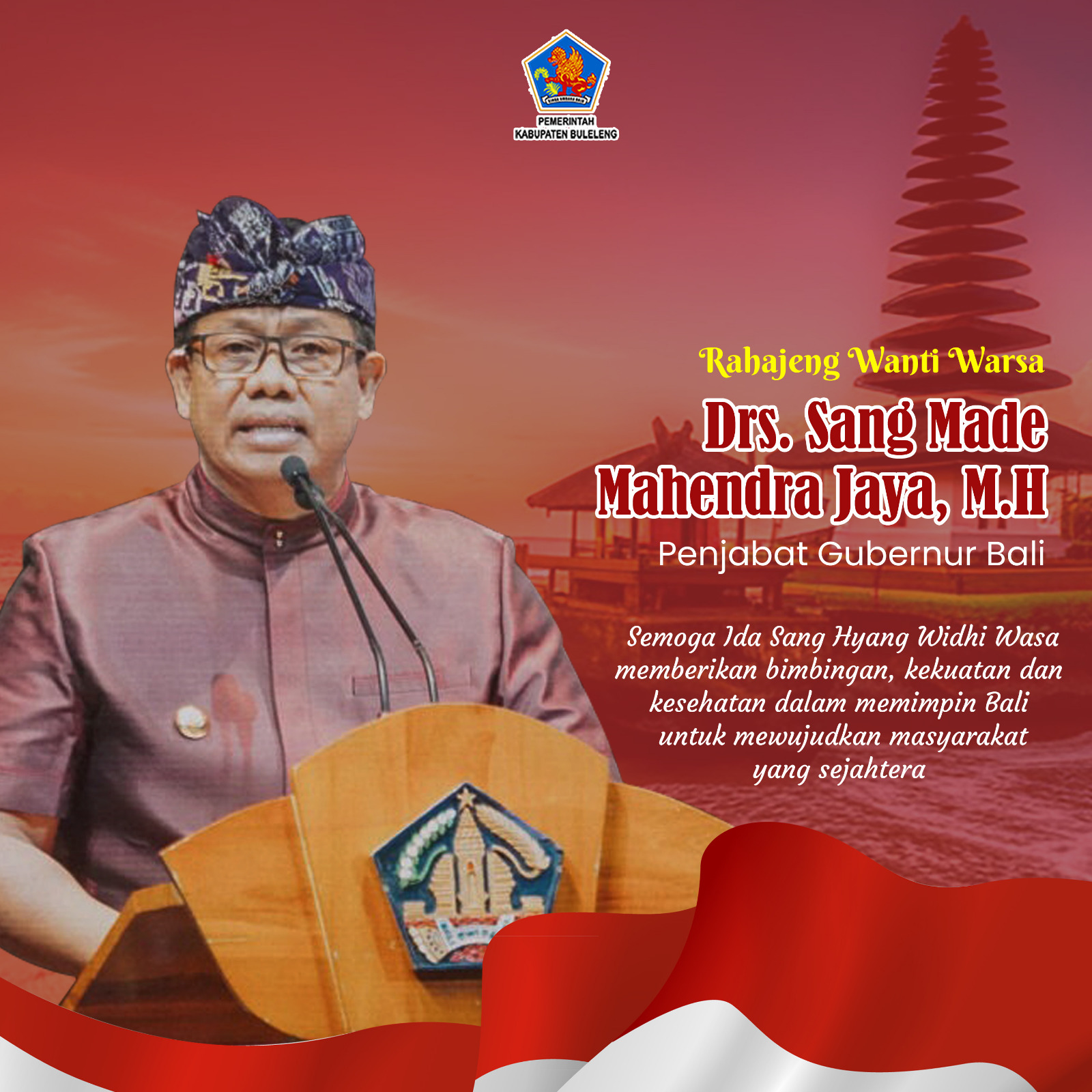 Ulang Tahun Pj Gubernur Bali